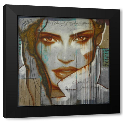 Stormy day in Midtown Black Modern Wood Framed Art Print by Jochem, Hans
