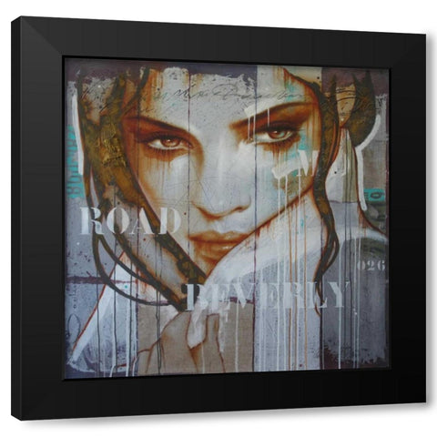Leaving Beverly rd Black Modern Wood Framed Art Print by Jochem, Hans
