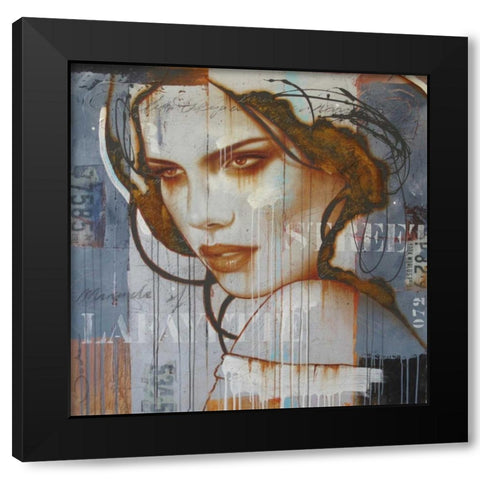 Miracle in Lafayette street Black Modern Wood Framed Art Print by Jochem, Hans