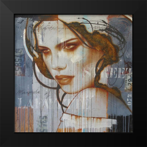 Miracle in Lafayette street Black Modern Wood Framed Art Print by Jochem, Hans