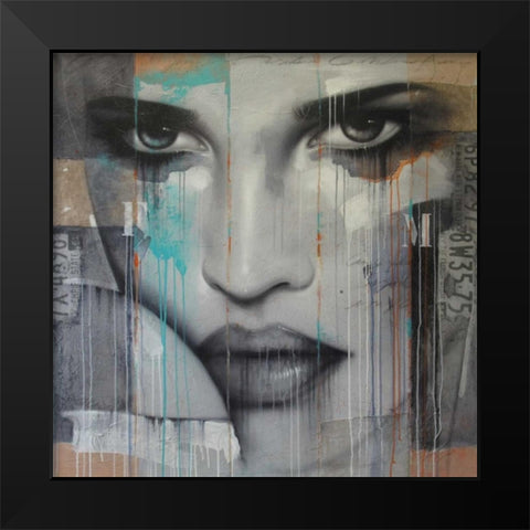 From this moment Black Modern Wood Framed Art Print by Jochem, Hans