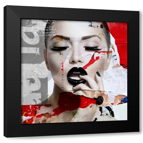 Absolutely beautiful I Black Modern Wood Framed Art Print by Bakker, Jochem