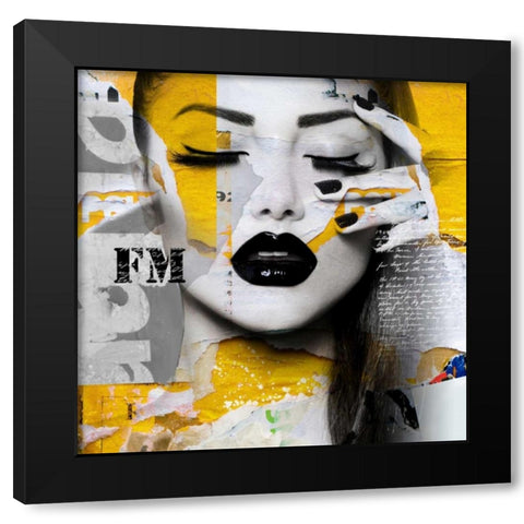 Absolutely beautiful II Black Modern Wood Framed Art Print by Bakker, Jochem