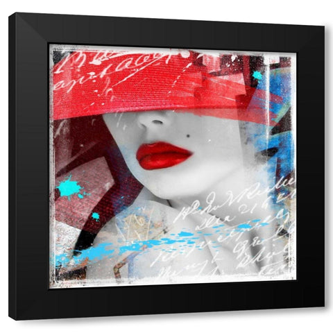 Glamorous IIII Black Modern Wood Framed Art Print with Double Matting by Bakker, Jochem