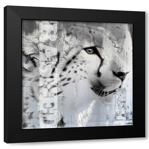 Rashed I Black Modern Wood Framed Art Print by Baker, Micha