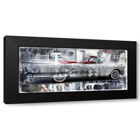 Driving home II Black Modern Wood Framed Art Print by Baker, Micha