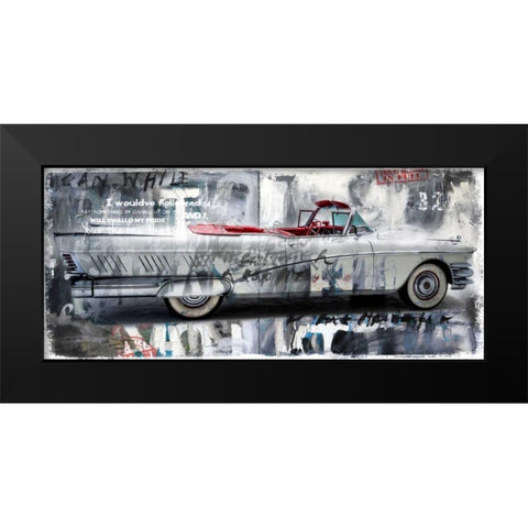 Driving home II Black Modern Wood Framed Art Print by Baker, Micha
