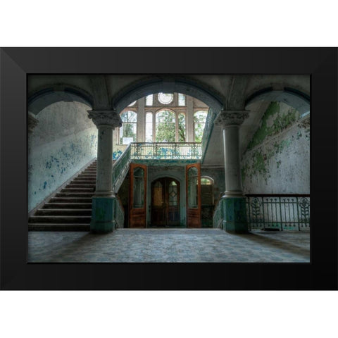 Beelitz sanatorium Black Modern Wood Framed Art Print by Sneeuw, Ivo
