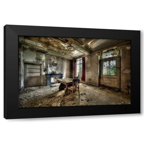 Chateau de vivre I  Black Modern Wood Framed Art Print by Sneeuw, Ivo