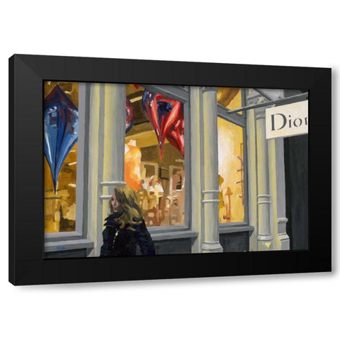 Shopping Black Modern Wood Framed Art Print by Hofstra,HJ