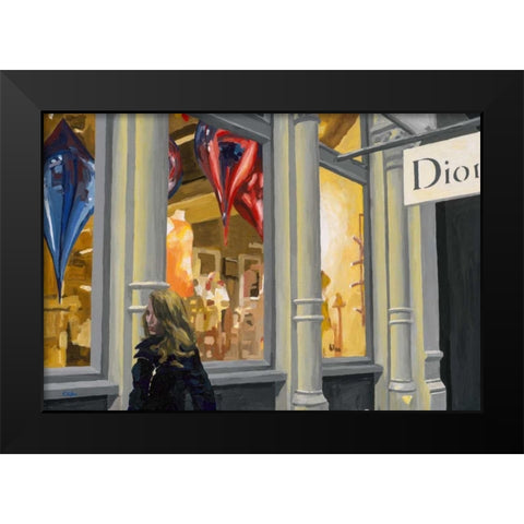 Shopping Black Modern Wood Framed Art Print by Hofstra,HJ