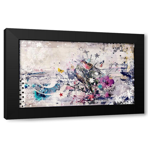 Bigger better Black Modern Wood Framed Art Print with Double Matting by Albers, Teis