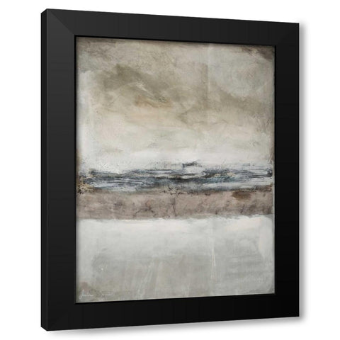 Land of Abstracts I Black Modern Wood Framed Art Print with Double Matting by Simonis, Julia