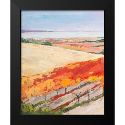 Lovely landscape I Black Modern Wood Framed Art Print by Vierhout, Pieter