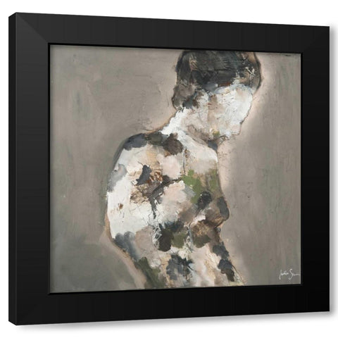 Scupltura I Black Modern Wood Framed Art Print with Double Matting by Simonis, Julia