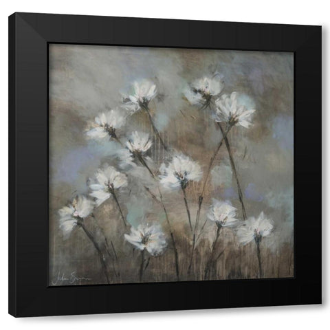 Floriade I Black Modern Wood Framed Art Print with Double Matting by Simonis, Julia