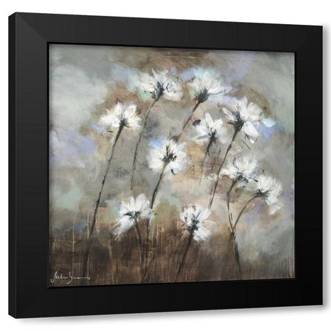 Floriade II Black Modern Wood Framed Art Print by Simonis, Julia