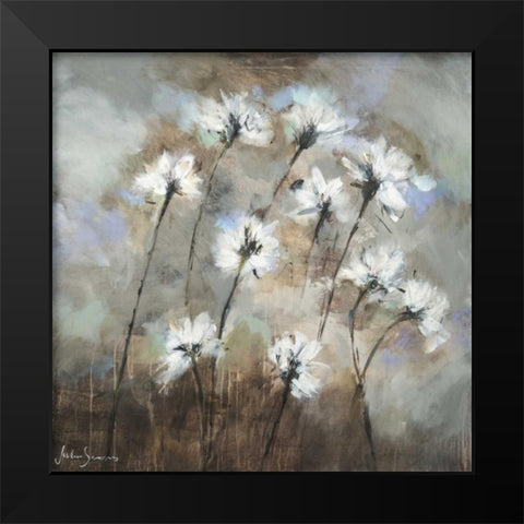 Floriade II Black Modern Wood Framed Art Print by Simonis, Julia