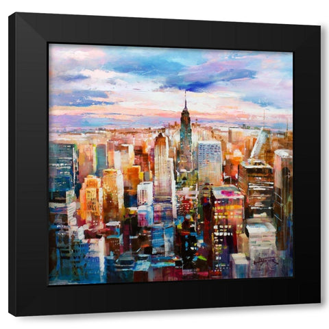 Sky over  Black Modern Wood Framed Art Print by Haenraets, Willem