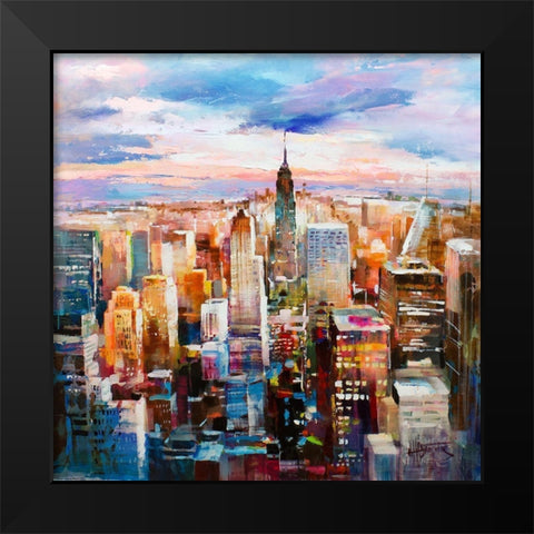 Sky over  Black Modern Wood Framed Art Print by Haenraets, Willem