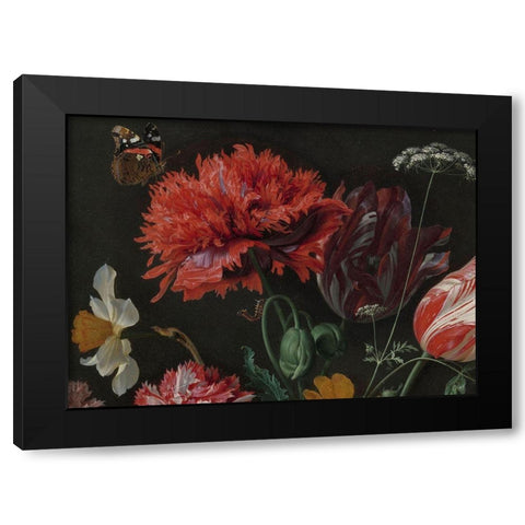 Botanic I Black Modern Wood Framed Art Print with Double Matting by Heem, JD