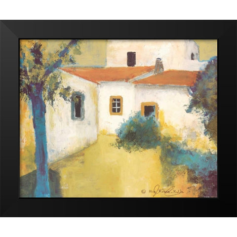 Patio I Black Modern Wood Framed Art Print by Kruse-kolk, Alie