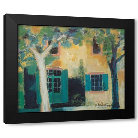 Piazza I Black Modern Wood Framed Art Print with Double Matting by Kruse-kolk, Alie