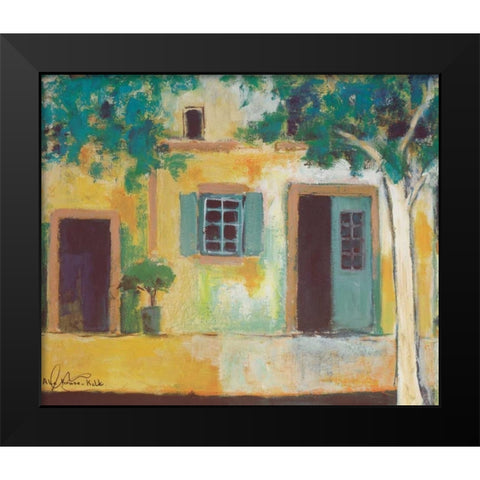 Piazza II Black Modern Wood Framed Art Print by Kruse-kolk, Alie