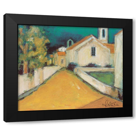 Piazza III Black Modern Wood Framed Art Print by Kruse-kolk, Alie