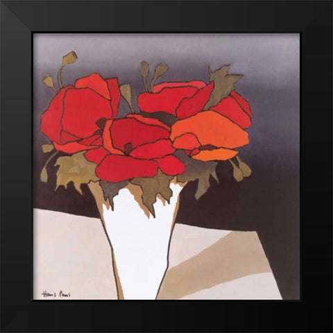 Elegant II Black Modern Wood Framed Art Print by Paus, Hans