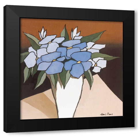 Elegant III Black Modern Wood Framed Art Print by Paus, Hans