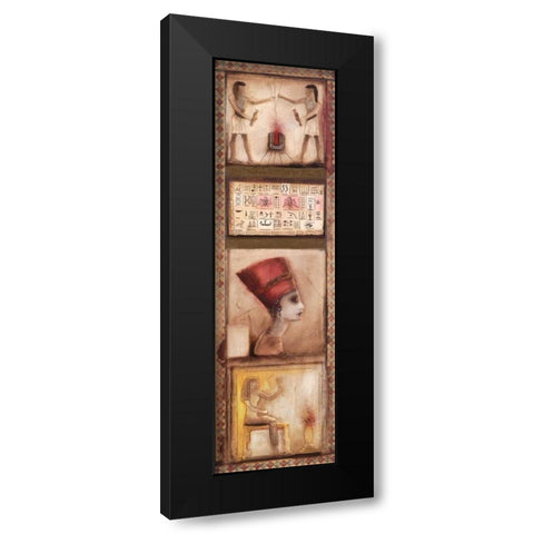 Egypt II Black Modern Wood Framed Art Print with Double Matting by Jan, Eelse Noordhuis