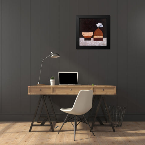 Simplicity I Black Modern Wood Framed Art Print by Paus, Hans