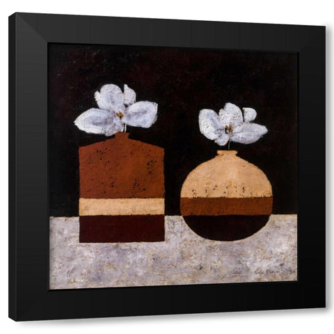 Simplicity III Black Modern Wood Framed Art Print by Paus, Hans