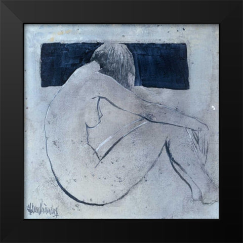 Studies from the nude II Black Modern Wood Framed Art Print by Vriesendorp, Heleen