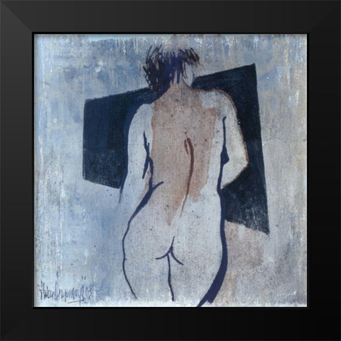 Studies from the nude III Black Modern Wood Framed Art Print by Vriesendorp, Heleen
