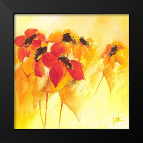 Sunshiny II Black Modern Wood Framed Art Print by Roseboom, Jettie