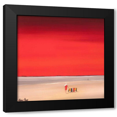 Good times II Black Modern Wood Framed Art Print with Double Matting by Paus, Hans