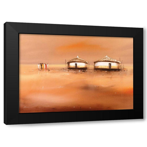 on the waterfront III Black Modern Wood Framed Art Print with Double Matting by Jan, Eelse Noordhuis