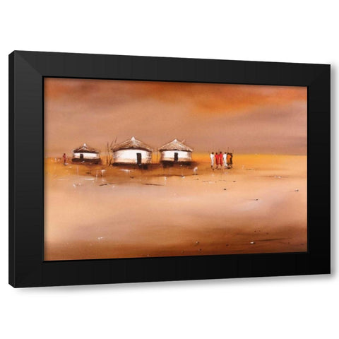 on the waterfront IV Black Modern Wood Framed Art Print with Double Matting by Jan, Eelse Noordhuis