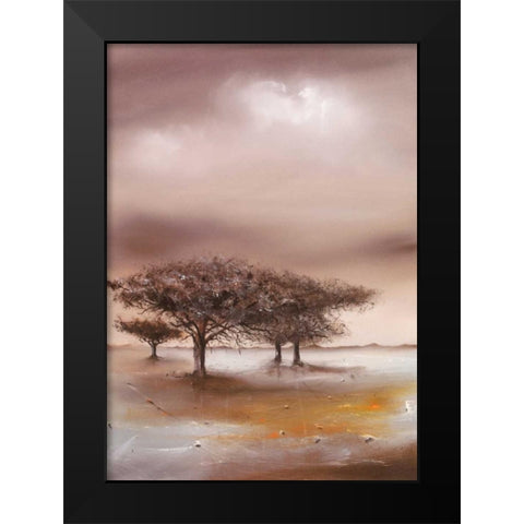 Resting place I Black Modern Wood Framed Art Print by Jan, Eelse Noordhuis