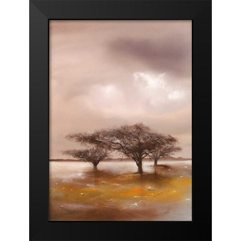Resting place II Black Modern Wood Framed Art Print by Jan, Eelse Noordhuis