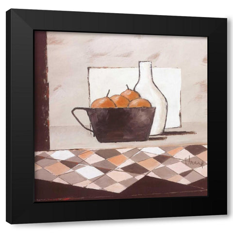 Still life in grey III Black Modern Wood Framed Art Print with Double Matting by Heigl, Franz