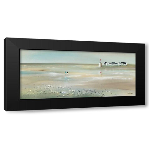 Front line II Black Modern Wood Framed Art Print with Double Matting by Jauneau, Jean