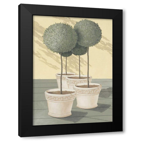 Buxus Black Modern Wood Framed Art Print by Heigl, Franz