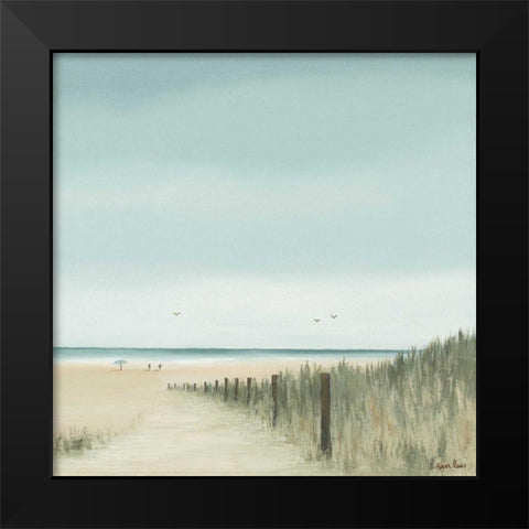 Sunny morning I Black Modern Wood Framed Art Print by Paus, Hans