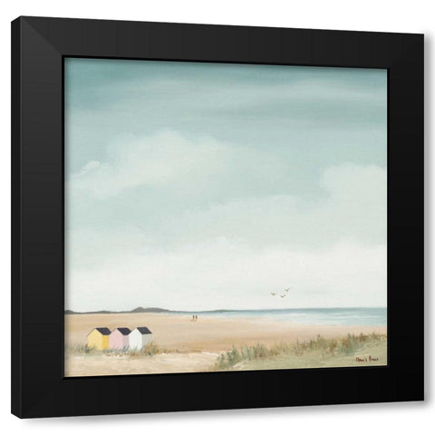 Sunny morning III Black Modern Wood Framed Art Print with Double Matting by Paus, Hans