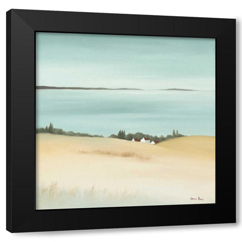 Day break I Black Modern Wood Framed Art Print by Paus, Hans