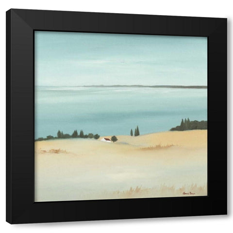 Day break II Black Modern Wood Framed Art Print with Double Matting by Paus, Hans