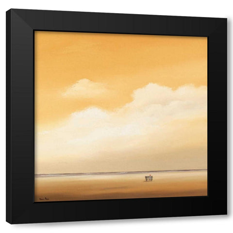 To dream about Black Modern Wood Framed Art Print with Double Matting by Paus, Hans